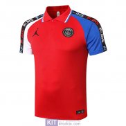 Maglia PSG Polo White Red Blue 2020/2021