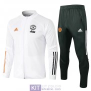 Manchester United Giacca White + Pantaloni 2020/2021