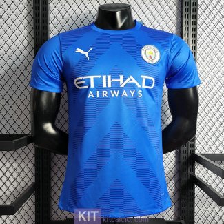 Maglia Authentic Manchester City Portiere Blue 2022/2023