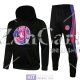 PSG x Jordan Felpa Cappuccio Black I+ Pantaloni Black 2021/2022
