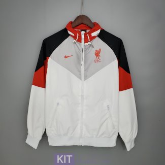 Liverpool Giacca A Vento Black White Red 2021/2022