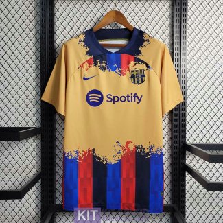 Maglia Barcelona Training Suit Yellow I 2023/2024