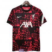 Maglia Liverpool Training Black Orange 2020/2021