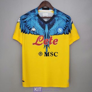 Maglia Napoli Kappa x Marcelo Burlon Yellow 2021/2022