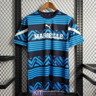 Maglia Olympique Marseille Training Suit Blue I 2022/2023