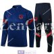 Atletico De Madrid Formazione Felpa Blue + Pantaloni Navy 2021/2