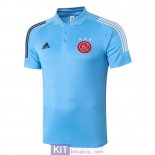 Maglia Ajax Polo Blue 2020/2021