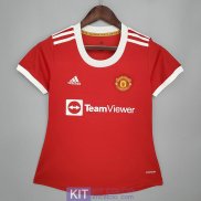 Maglia Donna Manchester United Gara Home 2021/2022