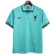 Maglia Liverpool Polo Green 2020/2021