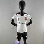 Maglia Manchester United Bambino Gara Away 2022/2023