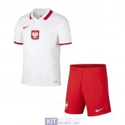 Maglia Polonia Bambino Gara Home 2021/2022