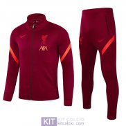 Liverpool Giacca Red + Pantaloni Red 2021/2022
