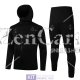 Real Madrid Giacca Cappuccio Black + Pantaloni Black 2021/2022