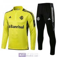 Sport Club Internacional Formazione Felpa Yellow + Pantaloni Bla