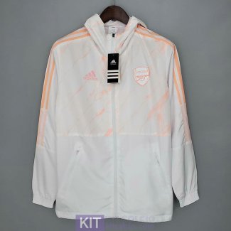 Arsenal Giacca A Vento White Orange 2021/2022