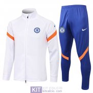 Chelsea Giacca White + Pantaloni Blue 2021/2022