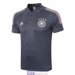 Maglia Germania Polo Dark Grey 2020/2021