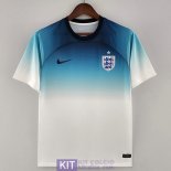 Maglia Inghilterra White Blue 2022/2023