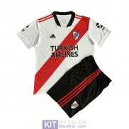 Maglia River Plate Bambino Gara Home 2021/2022