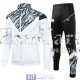 Manchester City Giacca White Blue + Pantaloni Black 2021/2022