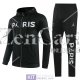 PSG x JORDAN Felpa Cappuccio Black + Pantaloni 2020/2021
