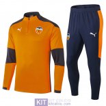 Valencia Formazione Felpa Orange + Pantaloni 2020/2021