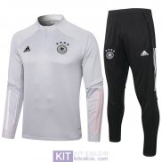 Germania Formazione Felpa Light Grey + Pantaloni 2020/2021