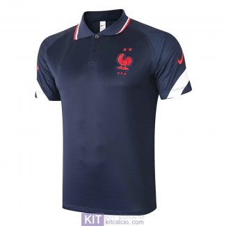 Maglia Francia Polo Navy 2020/2021