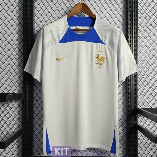 Maglia Francia Training Suit White I 2022/2023