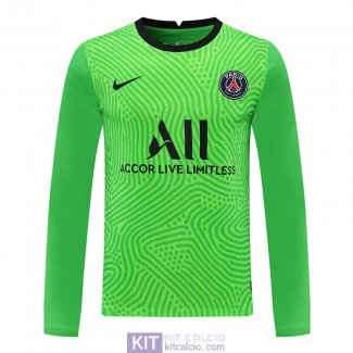 Maglia ML PSG Portiere Green 2020/2021