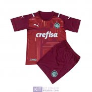 Maglia Palmeiras Bambino Portiere Red 2021/2022