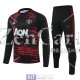 Manchester United Formazione Felpa Black Red + Pantaloni 2020/20