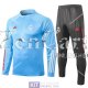 Real Madrid Formazione Felpa Blue + Pantaloni 2020/2021