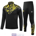 Borussia Dortmund Giacca Black Yellow + Pantaloni Black 2021/202