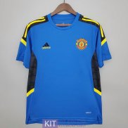 Maglia Manchester United Training Blue IV 2021/2022