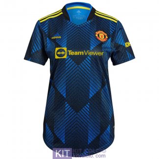 Maglia Donna Manchester United Gara Third 2021/2022