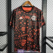 Maglia Flamengo Pre Match Black Red 2022/2023