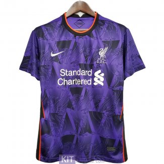 Maglia Liverpool Training Purple Black 2020/2021