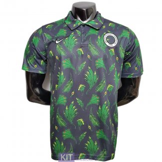 Maglia Nigeria Polo Black Green 2020/2021