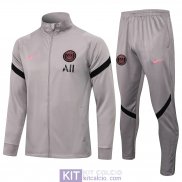 PSG Giacca Grey+ Pantaloni Grey 2021/2022