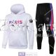 PSG x Jordan Felpa Cappuccio White II+ Pantaloni Black 2021/2022