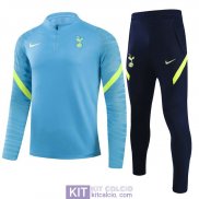 Tottenham Hotspur Formazione Felpa Blue III + Pantaloni 2021/202