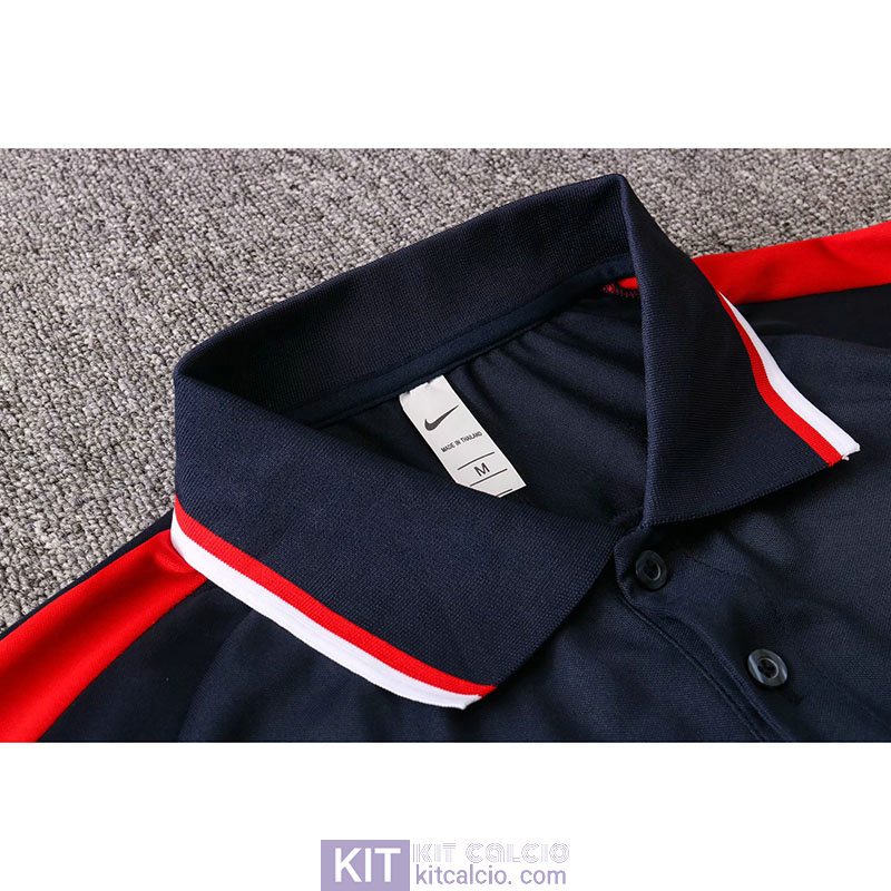 Maglia PSG Polo Red Navy 2020/2021